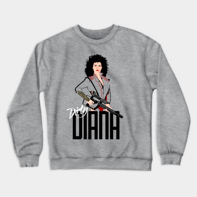 Dirty Diana Crewneck Sweatshirt by mosgraphix